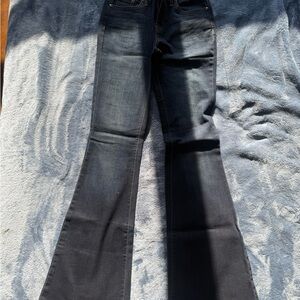 Jessica Simpson Navy High Rise Flare Jeans